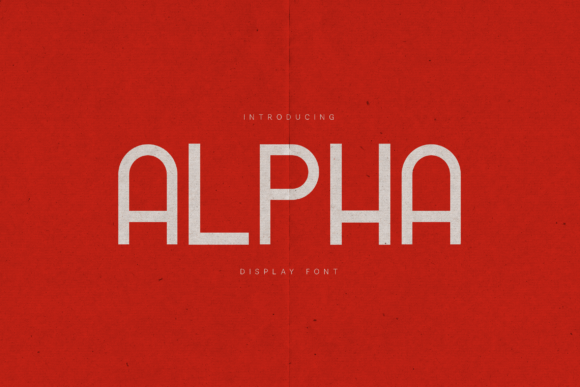 Alpha: A Modern Display Font for Bold Visual Impact