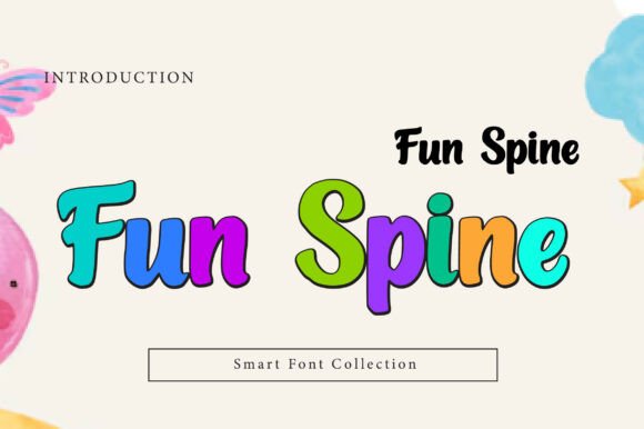 Fun Spine: The Bouncy Retro Font for Playful Design