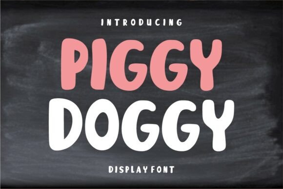 Piggy Doggy: The Doodle Font for Friendly Branding