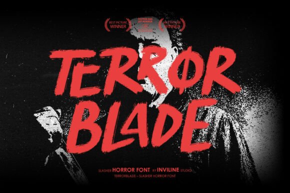 Terror Blade: Unleashing Cinematic Horror in Typography